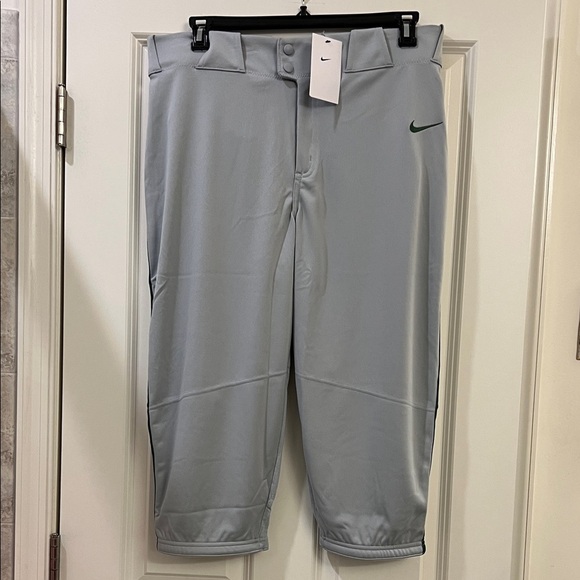 Nike Other - Nike Gray mens Athletic Pants with Green Nike Logo